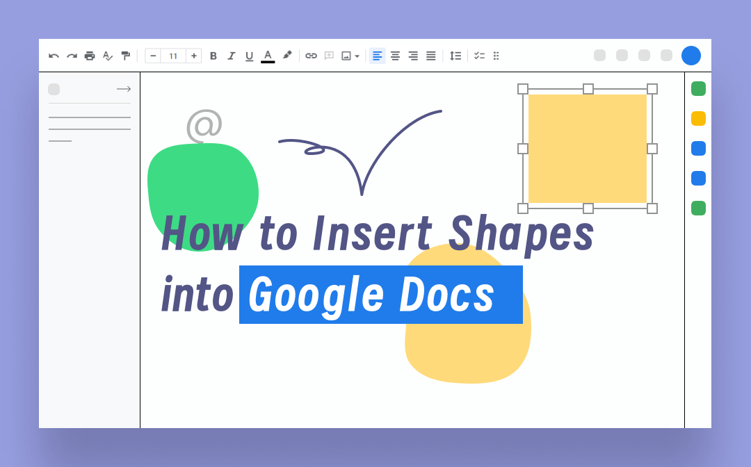 How to Insert Shapes into Google Docs [Easy to Follow]