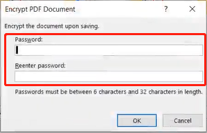 Microsoft Office how to lock PDF step 3 | SwifDoo PDF
