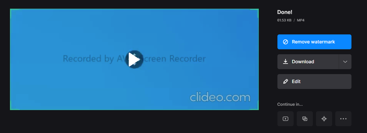 How to make a boomerang video with Clideo 3