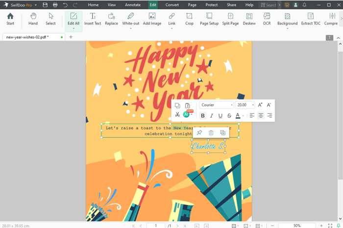 How to Make a New Year Invitation Card