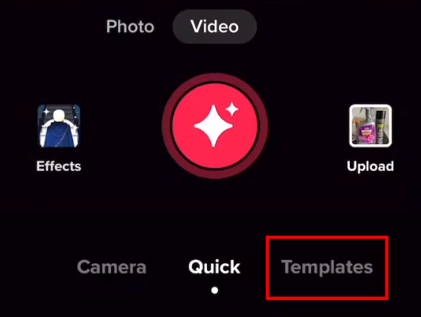 Make a video with pictures using TikTok 3