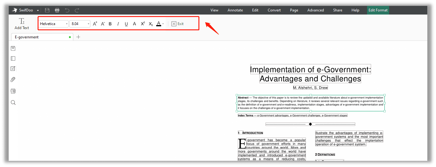 How to make an editable PDF in SwifDoo PDF