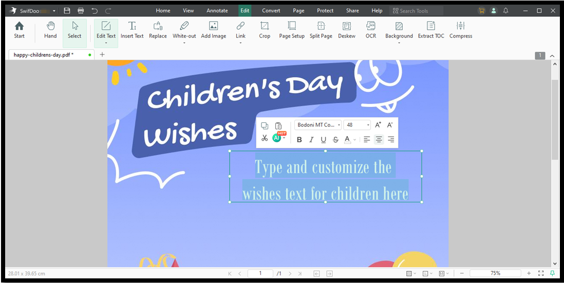 how to make greeting card for Children's Day