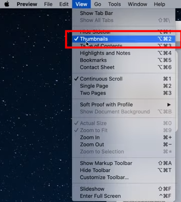 How to merge PDF files on Mac with Preview step 2