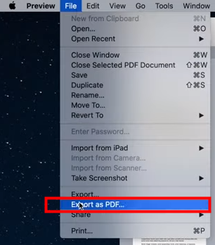 How to merge PDF files on Mac with Preview step 6
