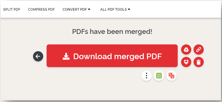 How to merge PDF files using iLovePDF 2