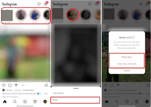 How to Mute Peoples Instagram Story
