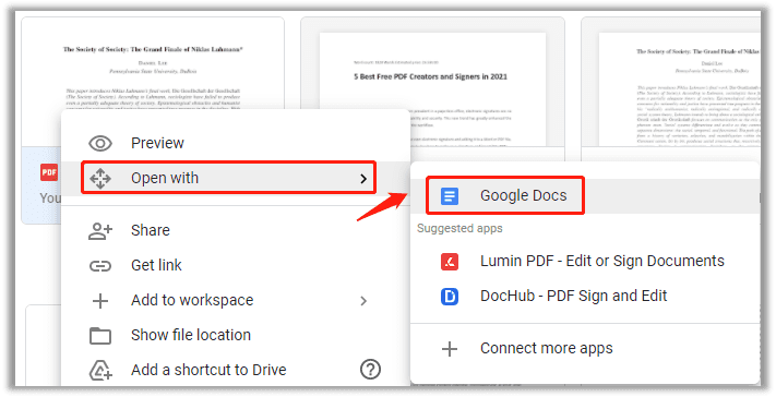 How to OCR a PDF in Google Docs (1)