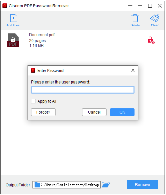 password protected pdf file not opening