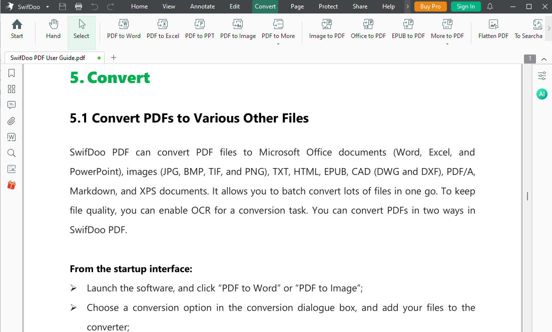 Open Zip files on iPhone SwifDoo PDF