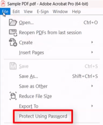 Add a Password to PDF on Mac with Adobe Acrobat 1