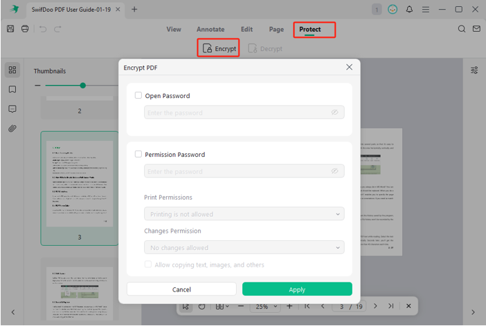 How to Password Protect a PDF on Mac with SwifDoo PDF