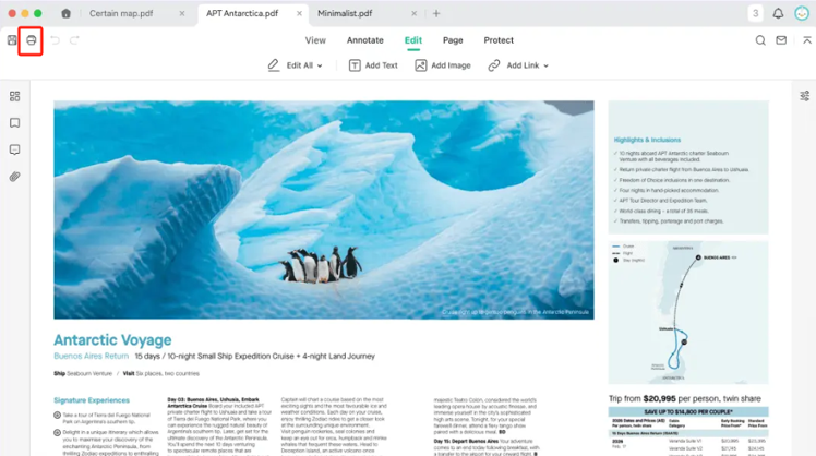 Print a PDF on Mac with Third-party Printer 1