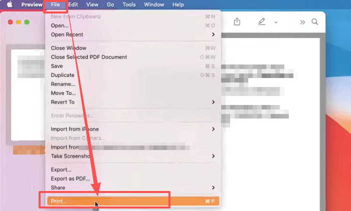 How to Make a PDF Black and White on Mac with Preview 1