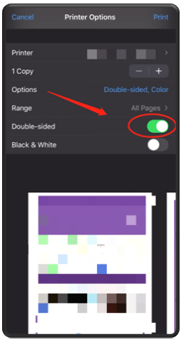 How to print double sided