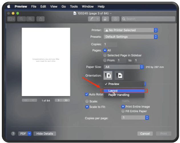 How to print double-sided PDF using Preview