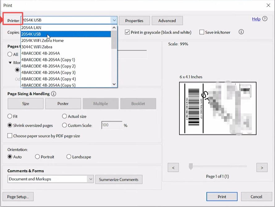 How to Print Barcode Labels from PDF 2