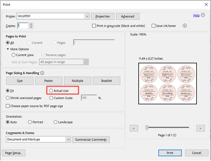 How Do You Print Labels from a PDF File with Adobe Reader? 2