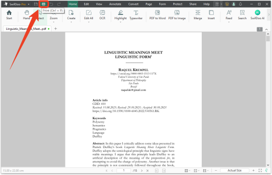 swifdoo pdf printer
