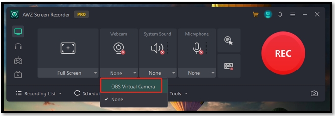 How to record a Google Slides presentation with audio and video in AWZ Screen Recorder