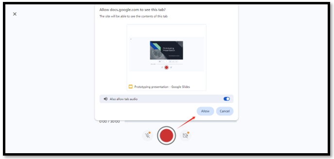 How to record a Google Slides presentation with audio and video within the software