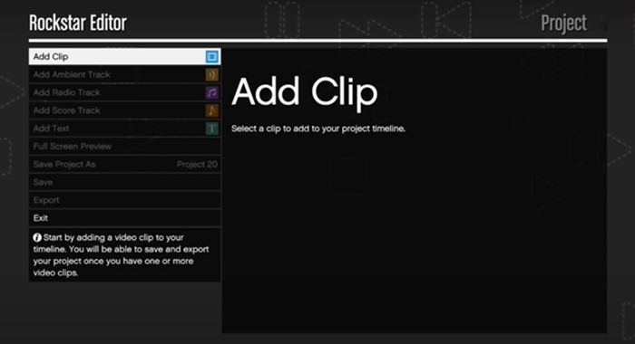 Record GTA 5 via Rockstar Editor