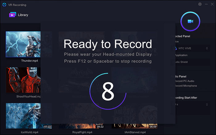 Record Gameplay with VRCapture