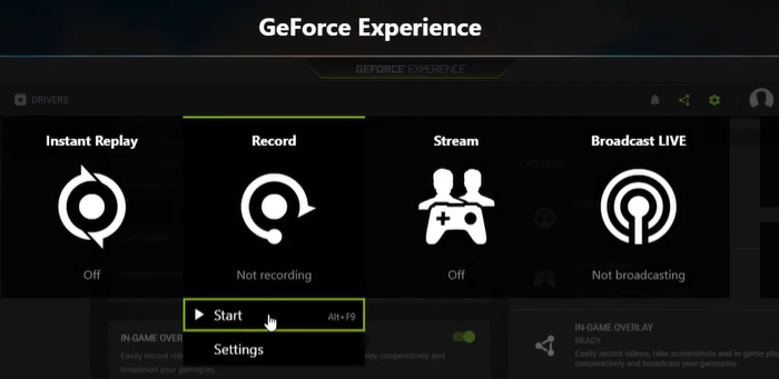 NVIDIA Shadowplay Record Desktop 2