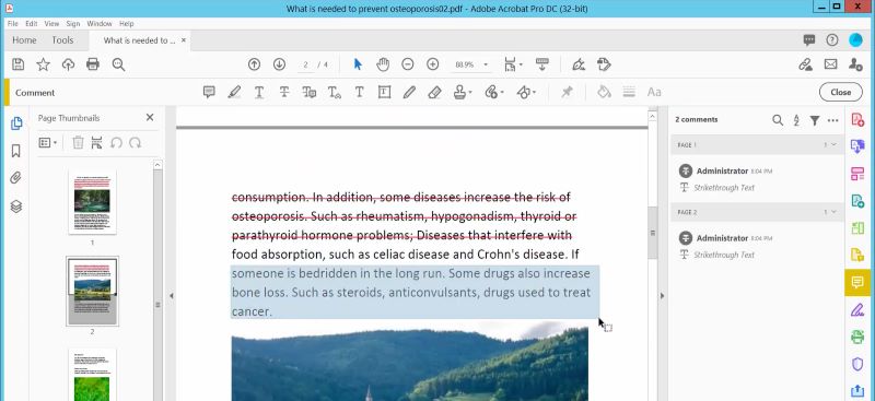 Redline PDFs in Adobe Acrobat App