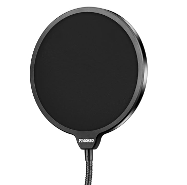 How to reduce background noise on a mic with a pop filter
