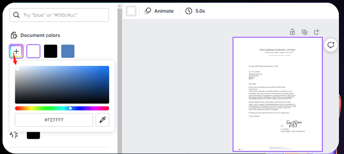 Remove background from PDFs in Canva 1