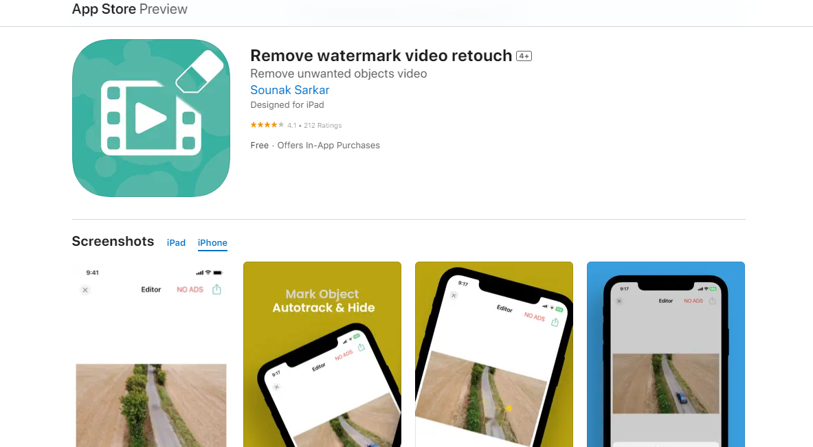 How to remove TikTok watermark with Remove Watermark Video Retouch