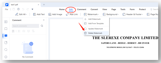 How to Edit Watermarks and Backgrounds in a PDF