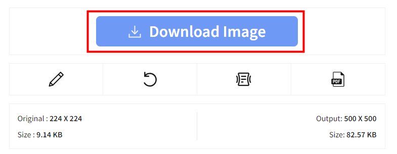 How to resize an image online step 3
