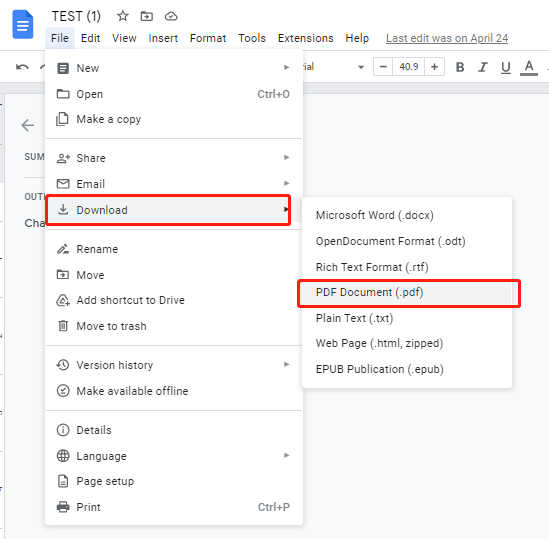 How to Save Google Doc as PDF on Computer and Phone