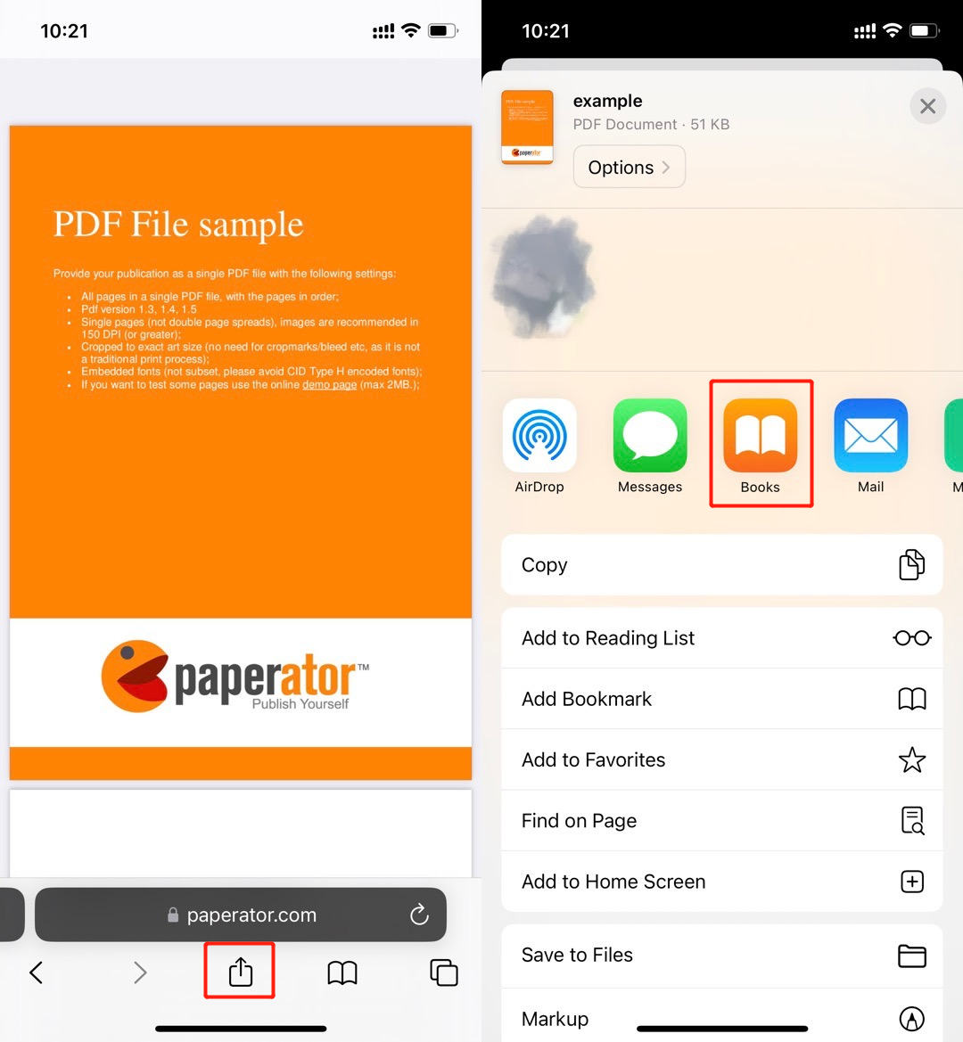 download pdf to ipad from safari
