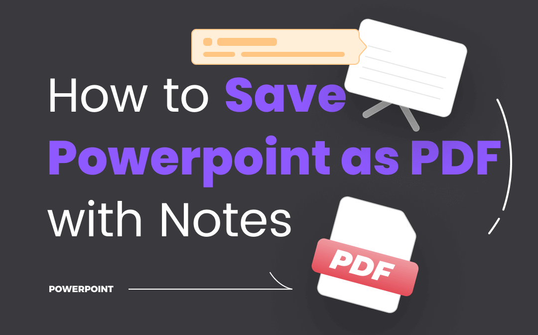 how to save powerpoint presentation as pdf with notes