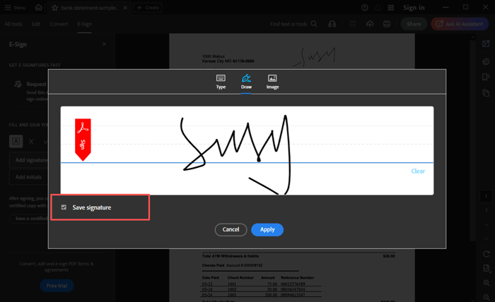 How to Save a PDF Signature as an Image in Adobe Acrobat 1
