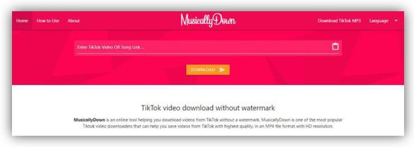 How to save TikTok videos using MusicallyDown