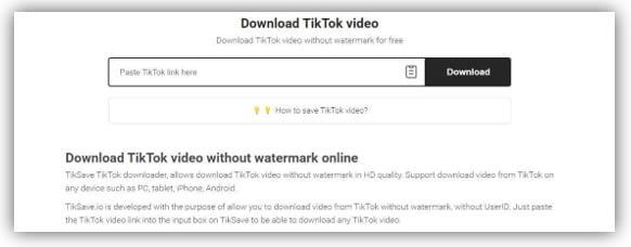 How to save TikTok using TikSave