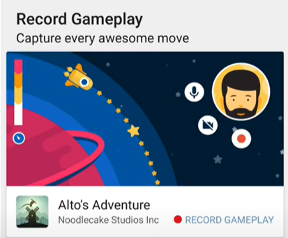 how to screen record on Android with Google Play Games