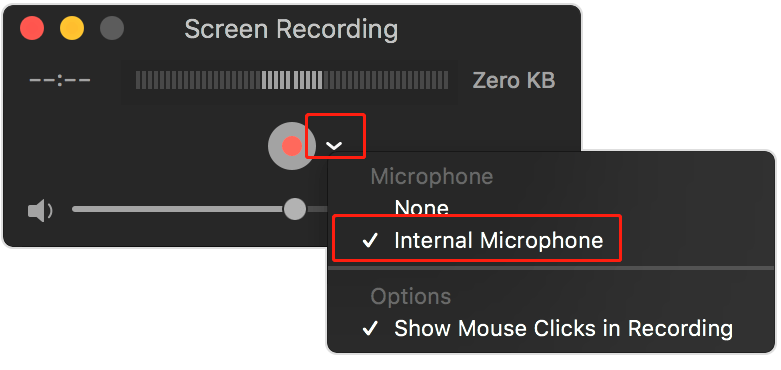 How to screen record on Mac High Aierra with audio using Quicktime Player