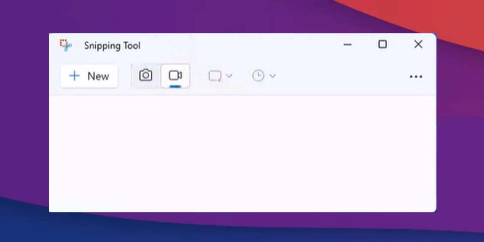 how to screen record on Toshiba laptop with Snipping Tool