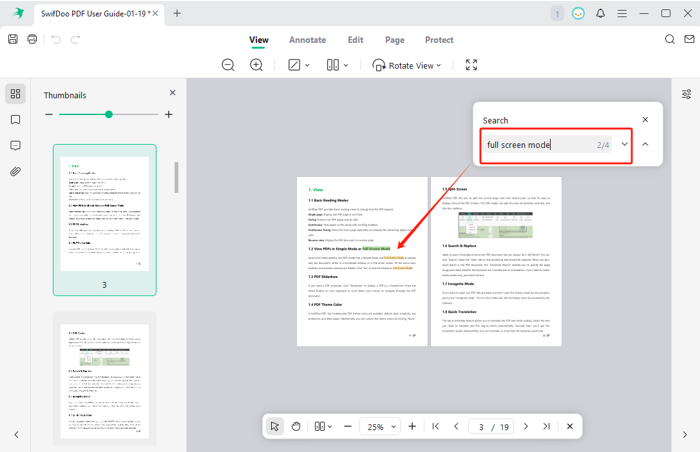 How to Search a PDF on Mac with SwifDoo PDF 2