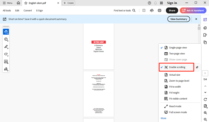 Way 2: How to Select Text in PDF Using Adobe Reader DC
