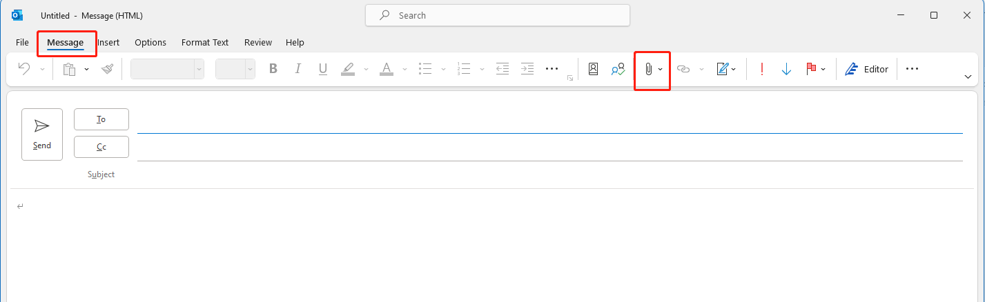 Upload PDF Files in Outlook