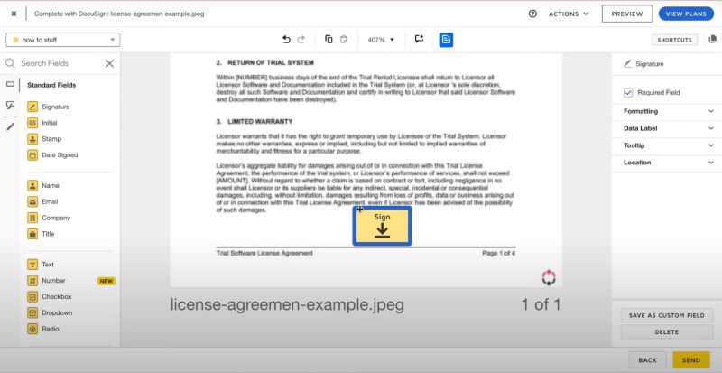 Sign a Contract Online