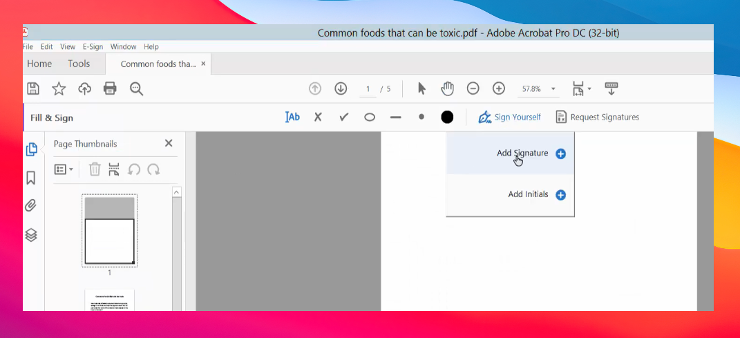How to Sign a PDF on Mac with Adobe