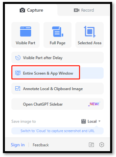 How to take a screenshot on Chromebook in Awesome Screenshot