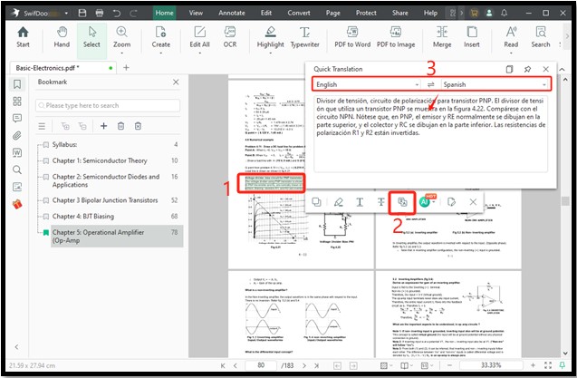 Translate PDF with SwifDoo PDF 1